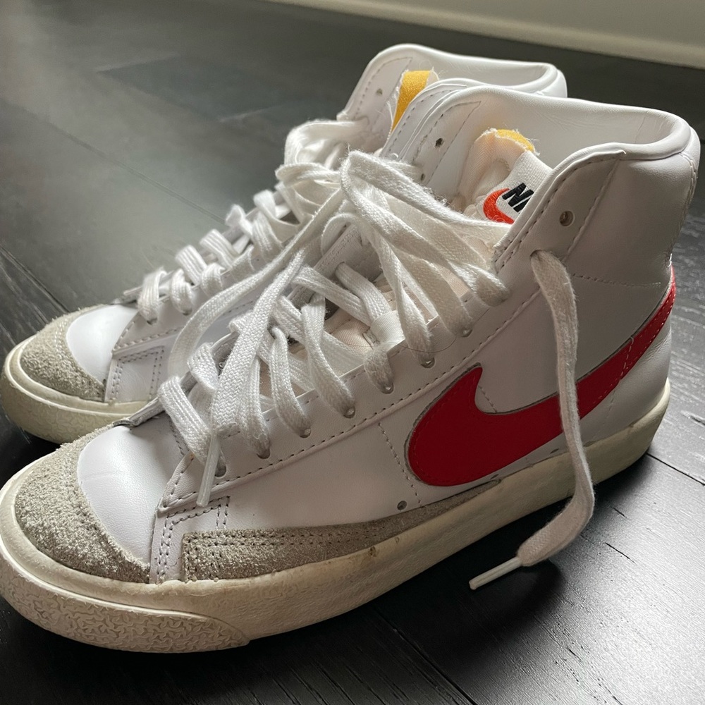 Nike red Blazer high top